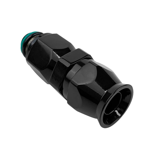 Proflow Hose End Air Conditioning 304 Stainless Straight Female O-Ring Pilot -10, Black - PFEAC101-10BK PFEAC101-10BK