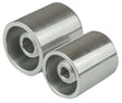 Proflow Hose End Air Conditioning 304 Stainless Chrome Charge Port Cap Small - PFEAC119-01 PFEAC119-01