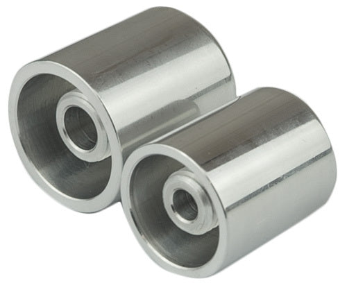 Proflow Hose End Air Conditioning 304 Stainless Chrome Charge Port Cap Small - PFEAC119-01 PFEAC119-01