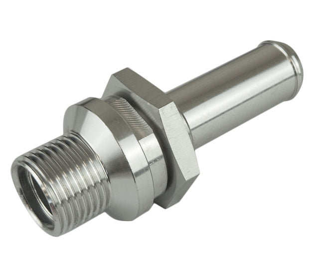 Proflow Hose End Air Conditioning 304 Stainless Conversion Adaptor -06AN To 1/2in. Barb - PFEAC120-06 PFEAC120-06
