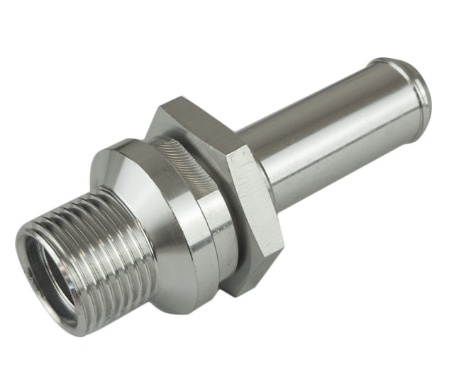 Proflow Hose End Air Conditioning 304 Stainless Conversion Adaptor -10AN To 3/4in. Barb - PFEAC120-10 PFEAC120-10