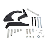 Proflow Aluminium A/C Compressor Bracket, Water Pump, For Chevrolet SB, Long, Passenger Side Mount, Black - PFEACBBC9106BK PFEACBBC9106BK