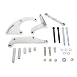 Proflow Aluminium A/C Compressor Bracket, Water Pump, For Chevrolet SB, Long, Passenger Side Mount, Polished - PFEACBBCJ9106P PFEACBBCJ9106P