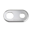 Proflow Bulkhead Aluminium Plates 2 Hole, 1x #6 and #10 A/C Fitting, Polished - PFEACWP105 PFEACWP105