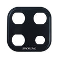 Proflow Bulkhead Aluminium Plates 4 Port Square, 3x #10 and 1x #6 A/C Fitting, Black - PFEACWP106BK PFEACWP106BK