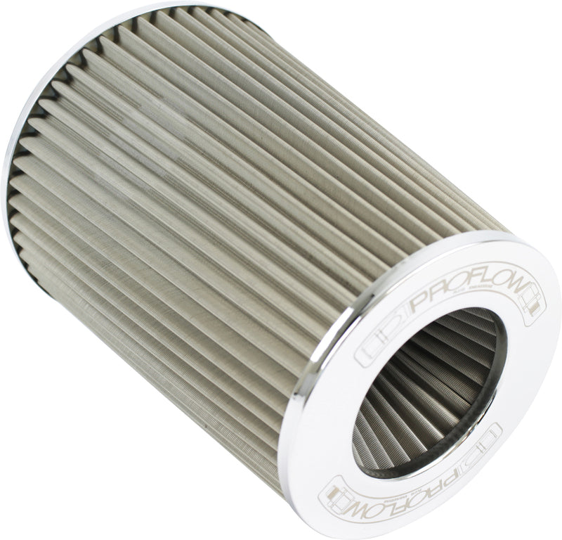 Proflow Air Filter Pod Style Stainless Steel 190mm High 76mm (3in. ) Neck. each - PFEAF-19076S PFEAF-19076S
