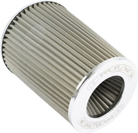 Proflow Air Filter Pod Style Stainless Steel 190mm High 76mm (3in. ) Neck. each - PFEAF-19076S PFEAF-19076S
