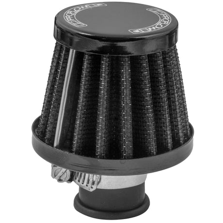 Proflow Mini Air Filter Breather 38mm High 9mm (3/8') Neck, Black - PFEAF-3809B PFEAF-3809B