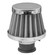 Proflow Mini Air Filter Breather 38mm High 9mm (3/8') Neck, Stainless - PFEAF-3809S PFEAF-3809S