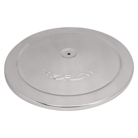 Proflow Air Filter Top Round 14in, Chrome - PFEAF-55350 PFEAF-55350