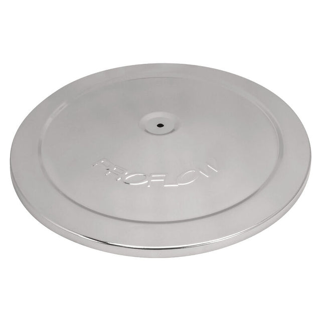 Proflow Air Filter Top Round 14in, Chrome - PFEAF-55350 PFEAF-55350