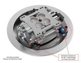 Proflow Air Filter Stamped Steel Base Chrome, 14in. Suit Holley EFI Sniper , Each - PFEAF-58350-SN