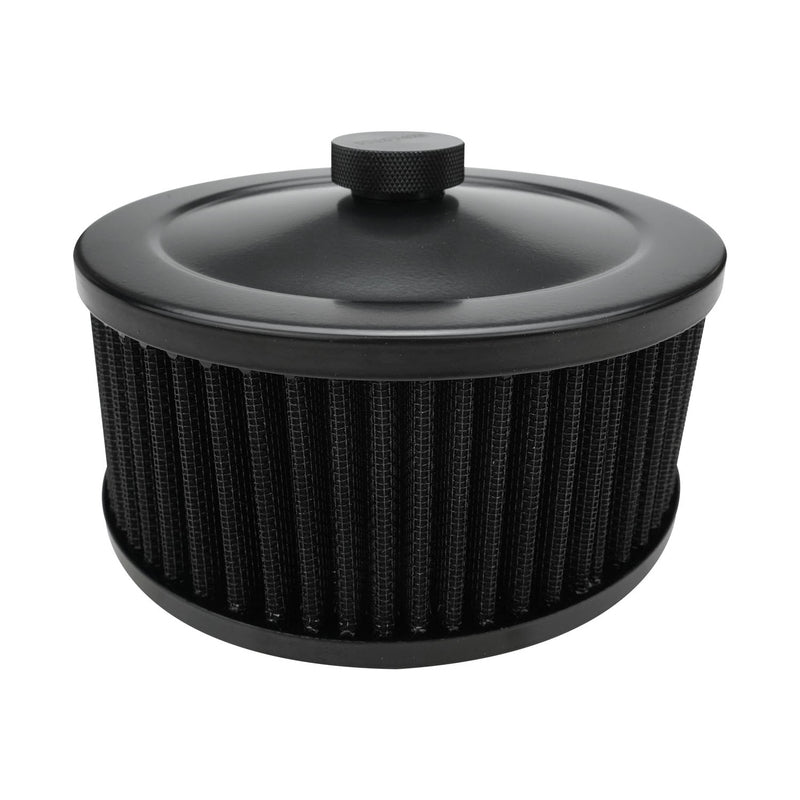 Proflow Air Filter Assembly Round 6in. x 2in, Black - PFEAF-6150051BKK
