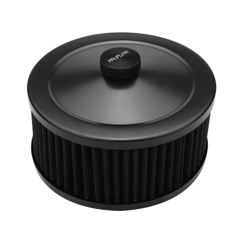 Proflow Air Filter Assembly Round 6in. x 2in, Black - PFEAF-6150051BKK PFEAF-6150051BKK