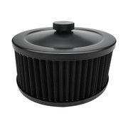 Proflow Air Filter Assembly Round 6in. x 3in, Black - PFEAF-6150076BKK
