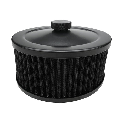 Proflow Air Filter Assembly Round 6in. x 3in, Black - PFEAF-6150076BKK