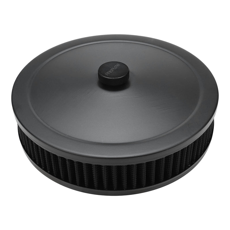 Proflow Air Filter Assembly Round 9in. x 3in, Black - PFEAF-6230076BKK PFEAF-6230076BKK