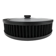 Proflow Air Filter Assembly Round 9in. x 3in, Black - PFEAF-6230076BKK