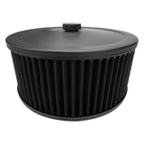 Proflow Air Filter Assembly Round 9in. x 4in, Black - PFEAF-6230102BKK