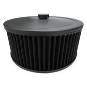 Proflow Air Filter Assembly Round 9in. x 4in, Black - PFEAF-6230102BKK