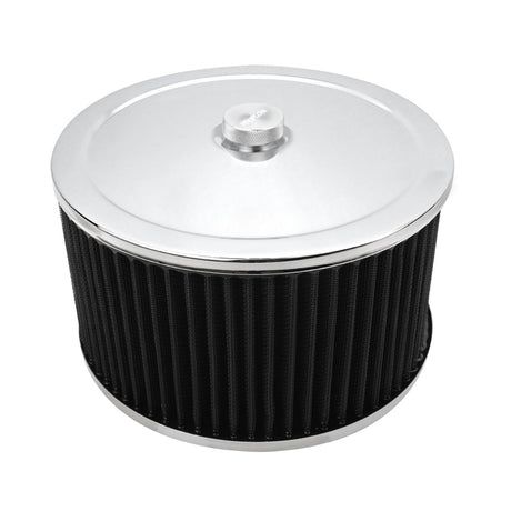 Proflow Air Filter Assembly Round 9in. x 5in, Chrome - PFEAF-6230127B PFEAF-6230127B