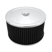 Proflow Air Filter Assembly Round 9in. x 5in, Chrome - PFEAF-6230127B PFEAF-6230127B
