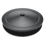 Proflow Air Filter Assembly Round 14in. x 2.5in, Black - PFEAF-6350063BKK PFEAF-6350063BKK