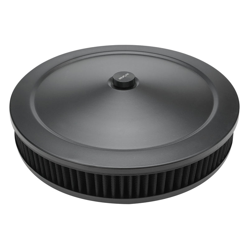 Proflow Air Filter Assembly Round 14in. x 2.5in, Black - PFEAF-6350063BKK PFEAF-6350063BKK