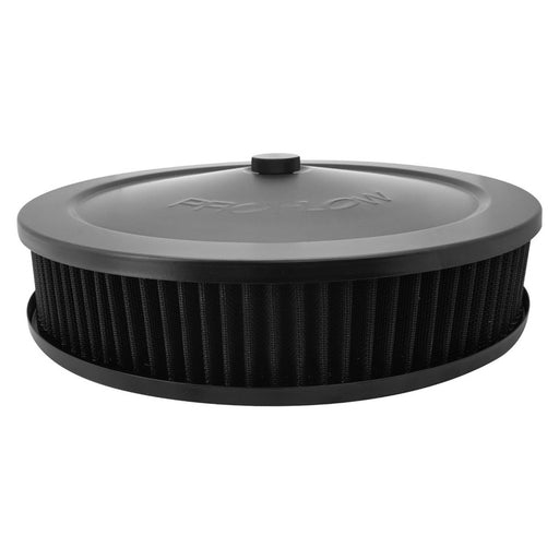 Proflow Air Filter Assembly for Holley EFI Sniper Series, Round, 14'' x 3'', Recessed Base, Black, Kit - PFEAF-6350076BKK-SN