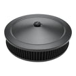 Proflow Air Filter Assembly Round 14in. x 3in, Black, Flat Base, - PFEAF-6350076BKK PFEAF-6350076BKK