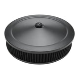 Proflow Air Filter Assembly Round 14in. x 3in, Black, Flat Base, - PFEAF-6350076BKK PFEAF-6350076BKK