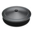 Proflow Air Filter Assembly Round 14in. x 4in, Black, Recessed Base,, Each - PFEAF-6350102BKK-R PFEAF-6350102BKK-R