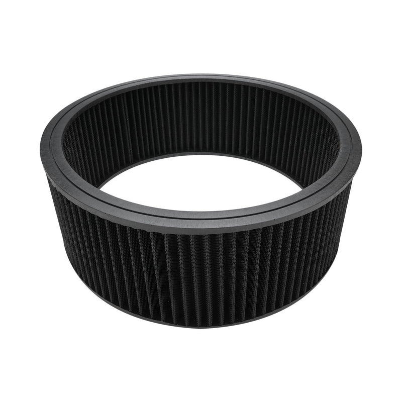 Proflow Air Filter Cleaner Black Re-usable Element Round Insert 14in. x 6in. - PFEAF-663506