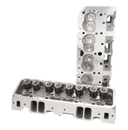 Proflow Cylinder Heads, SuperMax 210, SB Chev, Aluminum, Assembled, Inc Studs & G/Plates, 64cc Chamber, Angle Plug, 210cc Intake Runner, 600HP, Pair - PFEAHC21064 PFEAHC21064