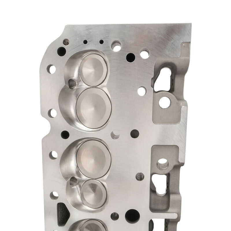 Proflow Cylinder Heads, SuperMax 220 CNC, SB Chev, Aluminum, Assembled, 7/16 Studs & G/Plates 64cc Chamber, Angle Plug, 210cc Intake Runner,600HP,Pair - PFEAHC22064-CNC
