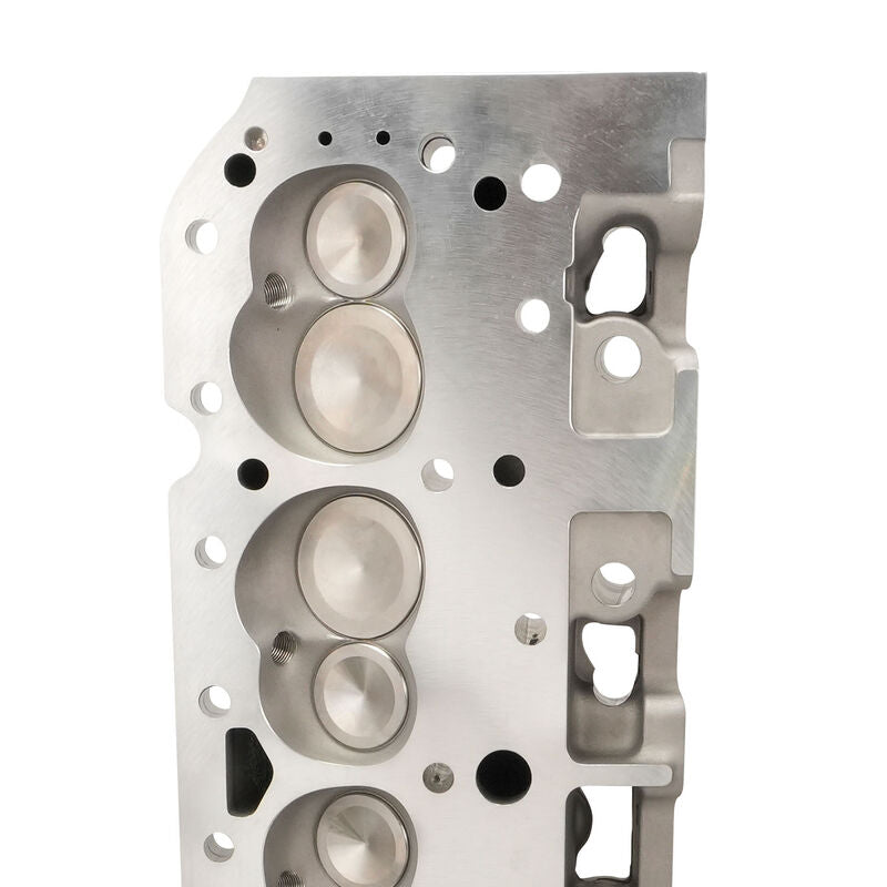 Proflow Cylinder Heads, SuperMax 220, SB Chev, Aluminum, Assembled,7/16 Studs, Adj G/Plates 64cc Chamber, Angle Plug, 220cc Intake Runner, 600HP, Pair - PFEAHC22064