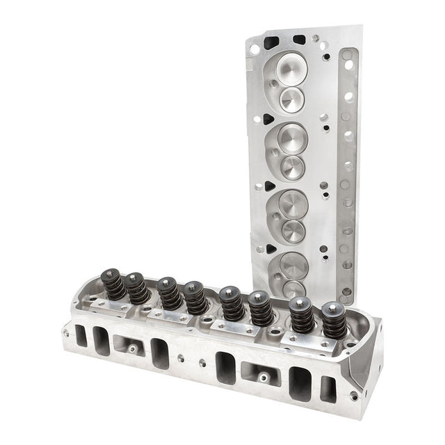 Proflow Cylinder Heads, AirMax 185, SB Ford 289, 302, 351W, Aluminum, Assembled, 7/16 Studs, Adj G/Plates, 58cc Chamber, 185cc Intake Runner, , Pair - PFEAHF18560 PFEAHF18560