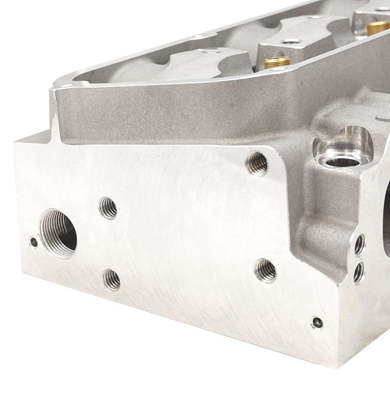 Proflow Cylinder Heads, AirMax 200, Bare Aluminium, Ford Cleveland , 2V 68cc Chamber, 205cc Intake Runner, Pair - PFEAHF20068-2V-BARE