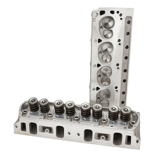 Proflow Cylinder Heads, SuperMax 205, SB Ford 289, 302, 351W, Aluminum, Assembled 7/16 Studs G/Plates 58cc Chamber, 205cc Intake Runner, , 600HP, Pair - PFEAHF20560 PFEAHF20560