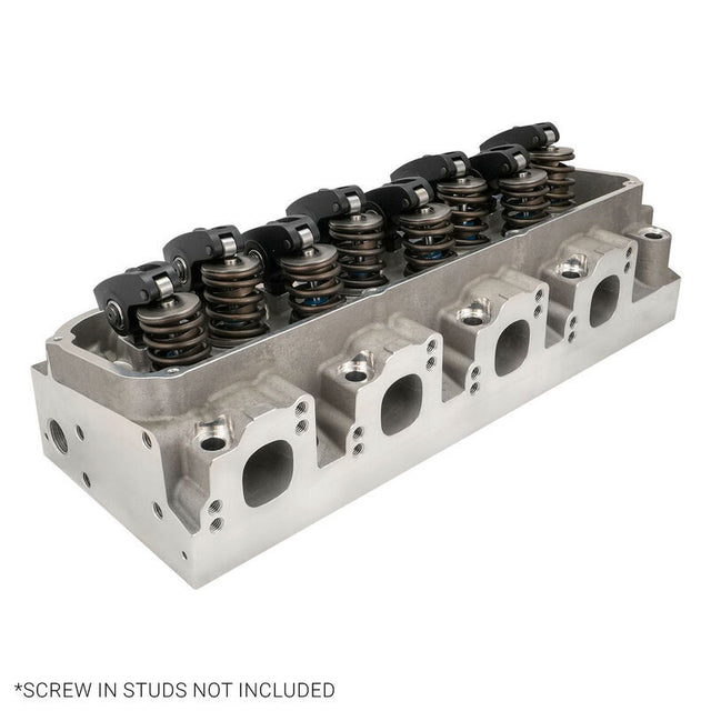 Proflow Cylinder Heads & Rocker kit, SuperMax 225, Assembled, Aluminum, SB Ford 302-351 Cleveland 3V 60cc Chamber, 225cc Intake Runner, 630HP, Pair - PFEAHF22560-3V-RRK4 PFEAHF22560-3V-RRK4