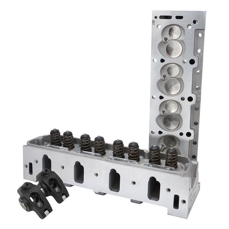 Proflow Cylinder Heads & Rocker Kit, SuperMax EFI Aluminium, Complete, 590 HP, 63cc Chamber, 200cc Intake Runner, EFI Holden Commodore VN, Pair - PFEAHH20063-EFI-RRK6 PFEAHH20063-EFI-RRK6