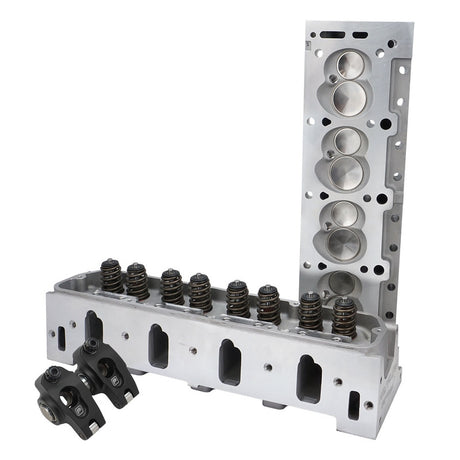 Proflow Cylinder Heads & Rocker Kit, SuperMax EFI Aluminium, Complete, 590 HP, 63cc Chamber, 200cc Intake Runner, EFI Holden Commodore VN, Pair - PFEAHH20063-EFI-RRK6 PFEAHH20063-EFI-RRK6