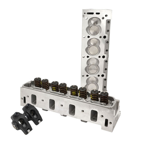 Proflow Cylinder Heads & Rocker Kit, SuperMax Aluminium, Holden Commodore VN, Complete, 590 HP Out of Box, 63cc Chamber, 200cc Intake Runner, Pair - PFEAHH20063-RRK6 PFEAHH20063-RRK6