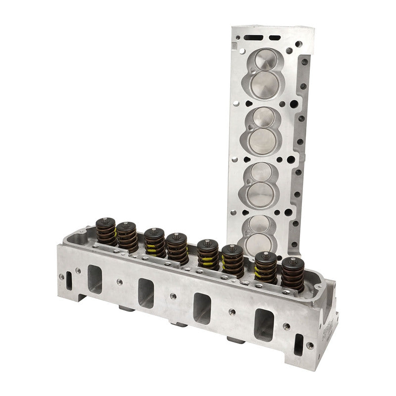Proflow SuperMax Cylinder Heads, Aluminium, Holden Commodore VN Carb, Complete, 590 HP Out of Box, 63cc Chamber, 200cc Intake Runner, Pair - PFEAHH20063 PFEAHH20063