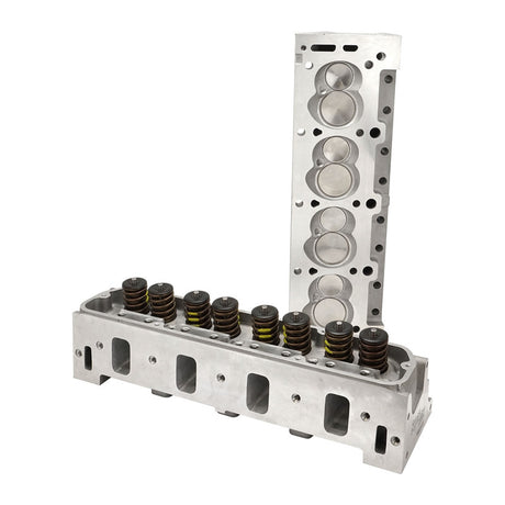 Proflow SuperMax Cylinder Heads, Aluminium, Holden Commodore VN Carb, Complete, 590 HP Out of Box, 63cc Chamber, 200cc Intake Runner, Pair - PFEAHH20063 PFEAHH20063
