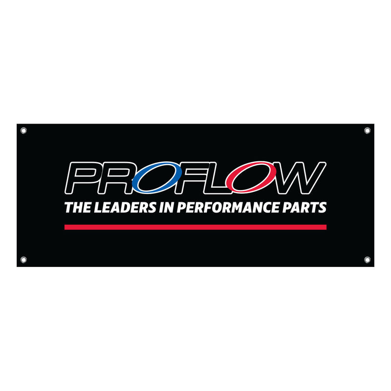 Proflow Vinyl Banner 2500mm x 1000mm, Proflow Logo, Each - PFEBANNER25 PFEBANNER25