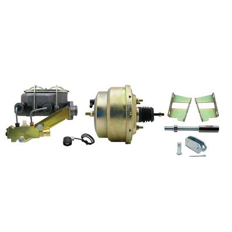 Proflow 8'' Dual Brake Booster & 1-1/8" Master Cylinder Combo, 4 Wheel Disc Brakes, GM 58-78 Brake Booster Kit - PFEBBK8500-KIT PFEBBK8500-KIT