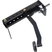 Proflow Universal Brake Pedal Assembly, Under-Dash Brake Pedal Mount Bracket, Black - PFEBBKBK-MT