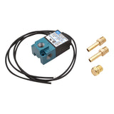 Proflow Solenoid, Genuine MAC Valve Boost Controller Replacement, 3-Port, with Fittings, Each - PFEBC300