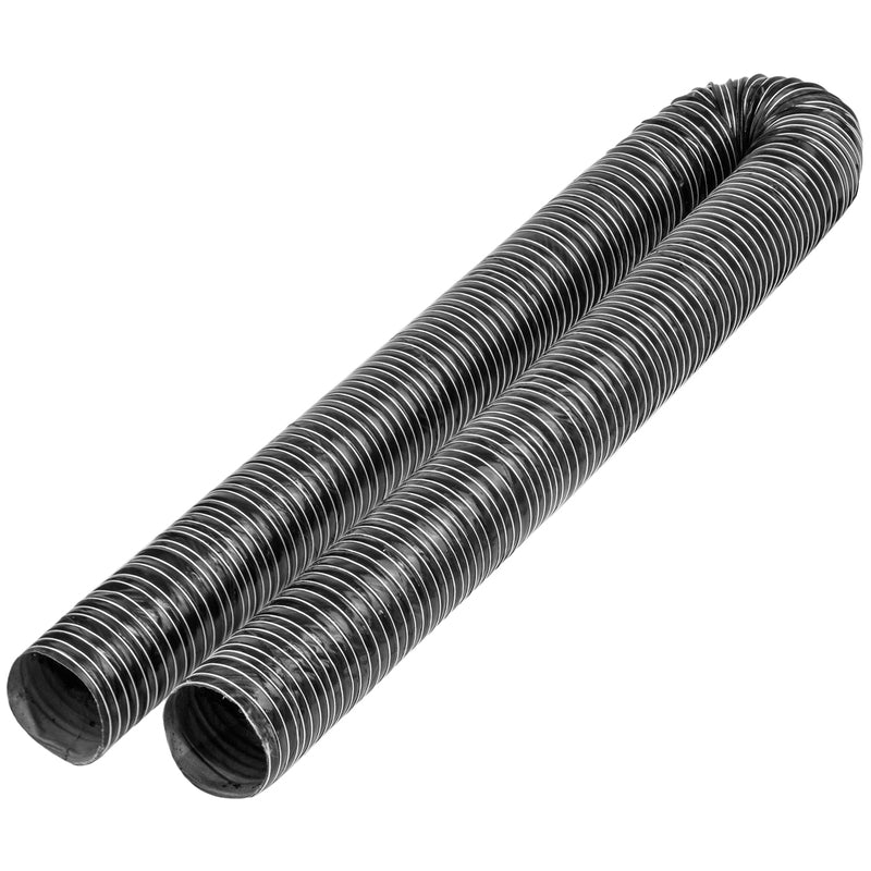 Proflow Silicone Brake Duct Hose Black Flexible 115mm (4.5in. ) x 2 Mtrs - PFEBD450